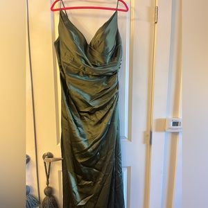 David’s Bridal satin dress